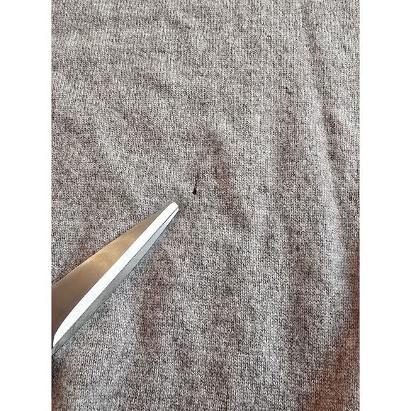 Patrick Assaraf NWT Pullover Sweater Size XL US In Solid Brown 100% Cashmere - Picture 7 of 7